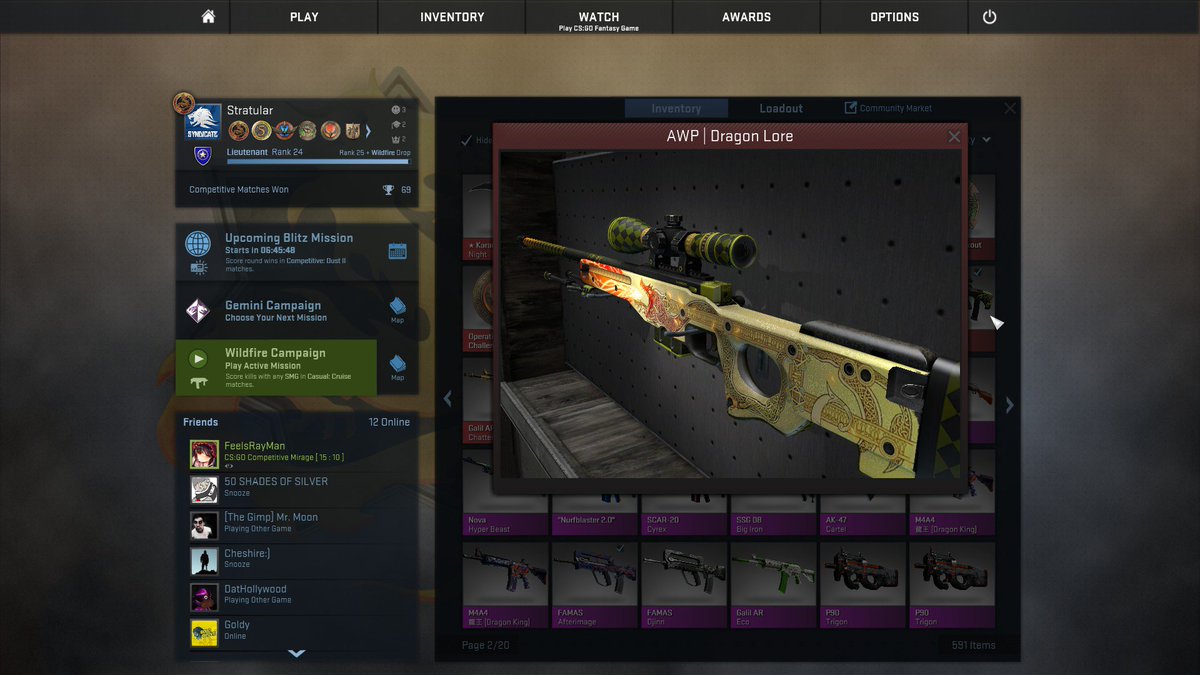 I can at last show you guys my new #csgo inventory! 33 knives, factory ...