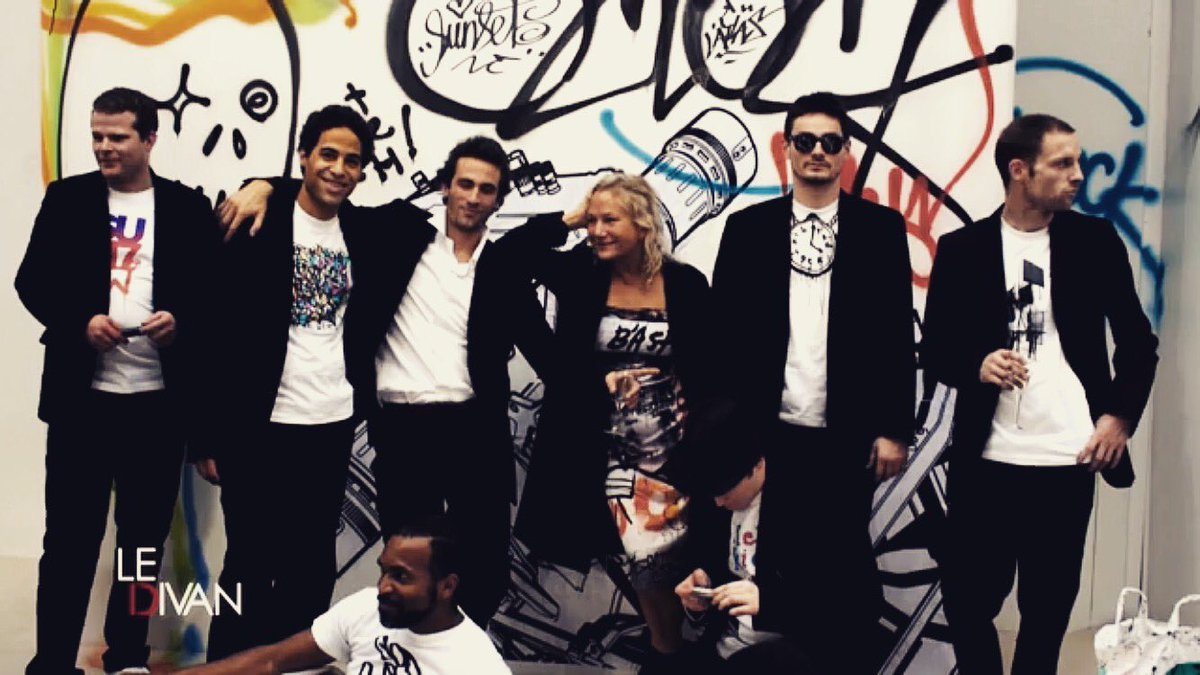 Thanks @_agnesb_ for this great pic in <a href="/ledivandemof/">ledivandemof</a>. A nice moment @PalaisdeaTokyo after the show! #AgnesB #LAtlas