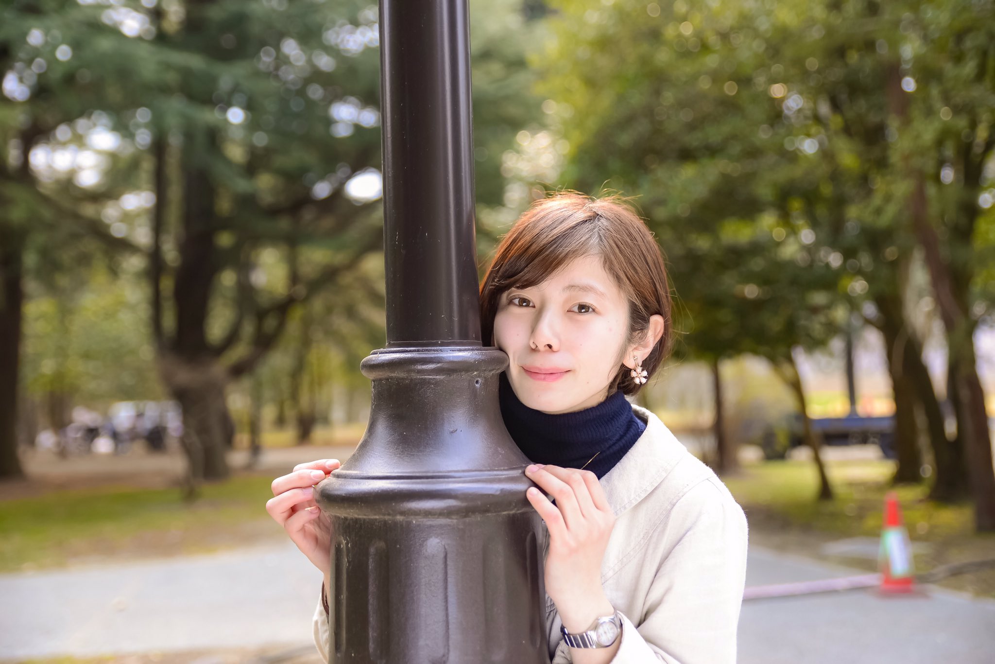 東北美学生地図 仙台 こちらは仙台市にあります西公園です もう少しすると桜が開花して 仙台の学生がお花見をしに集う賑やかな 場所になります モデルは宮城教育大学の吉野日奈子さんです T Co Mzqmiggcxp Twitter
