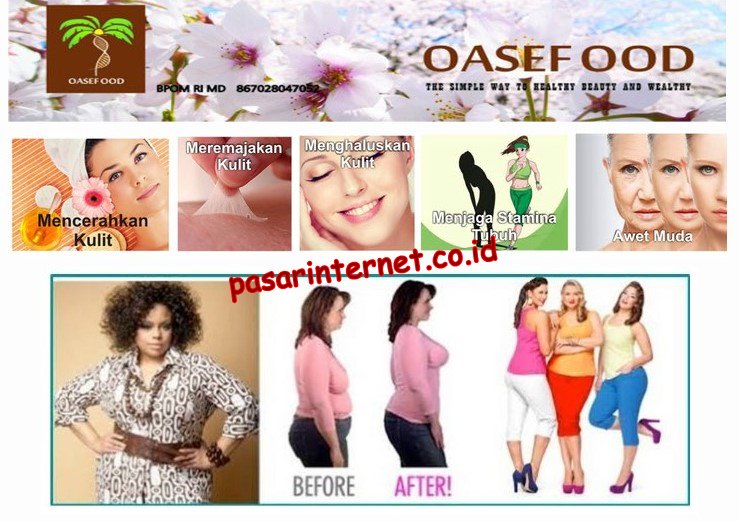 Oasefood produk kesehatan dan kecantikan alami