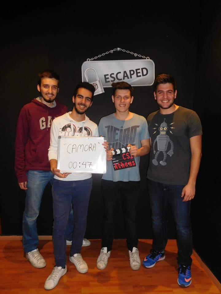 pankiaoulias's tweet photo. @athensclue We did it yesterday and we escaped :') Looking forward to our next room :') #csiathens #escaperoom https://t.co/sejR2TUmFE