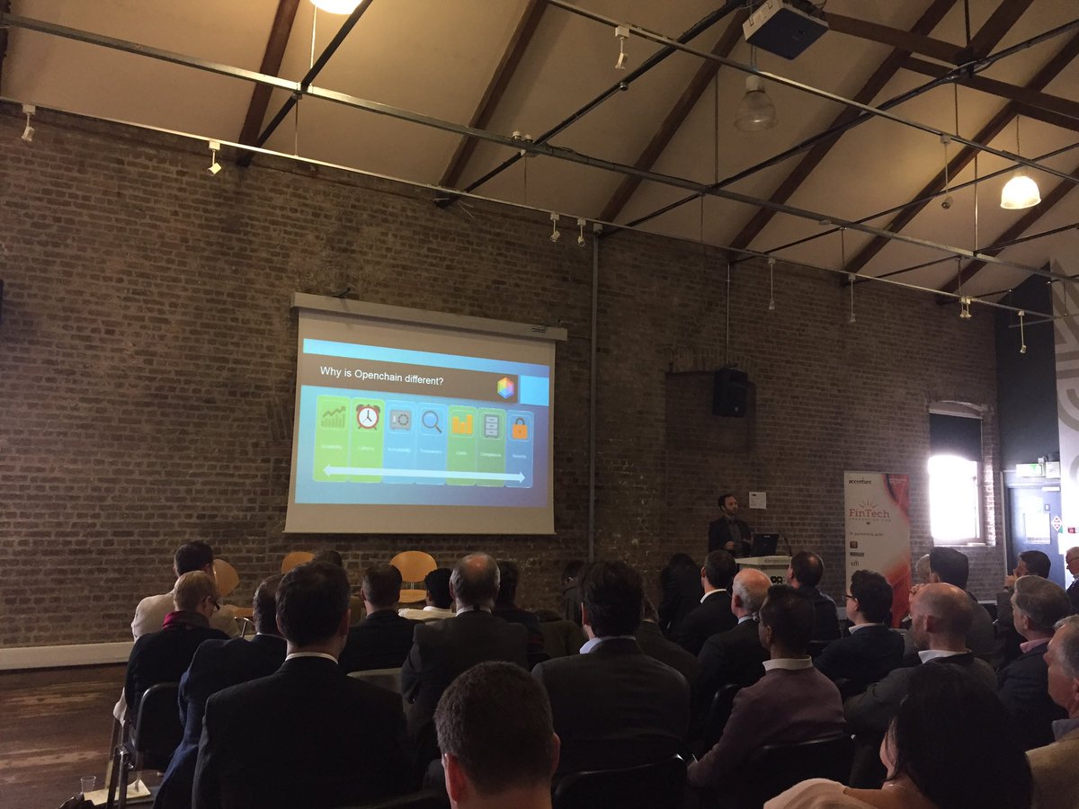 genemurphy's tweet image. Now it's @Coinprism the Bitcoin blockchain you can use with any kind of asset pitching now @FinTechDublin #Fintech