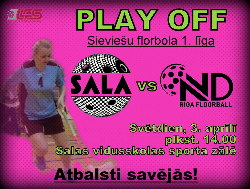 Sestdienas spēle tiek pārcelta uz svētdienu. Tiekamies Salas sporta zālē.  💪🔥