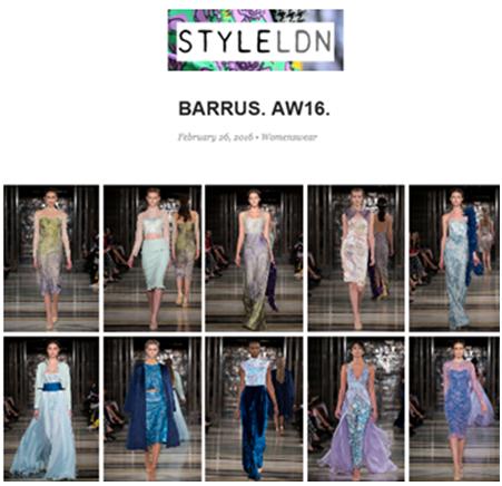 The gorgeous @barrus_official collection showcased on <a href="/STYLELDN/">STYLE LDN</a>  #barrus #LondonFashionWeek ow.ly/Z9Fpr