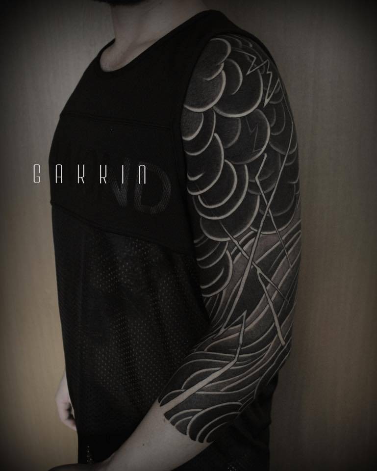 storm tattoo sleeve
