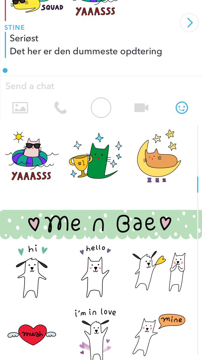 tambourinesam's tweet photo. Snapchat går all teen på den med den nye opdatering 👵🏻 #yaaasss #meNbae #smdk https://t.co/ipGiIQektG