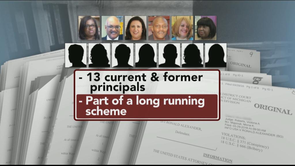 CBSMornings's tweet image. More than dozen current, former Detroit public school principals face federal bribery charges for alleged $1M scheme