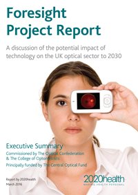 CollegeOptomUK's tweet image. Ever wondered what the future holds for optometry? Find out in our joint Foresight report coptom.uk/1VJf4iQ