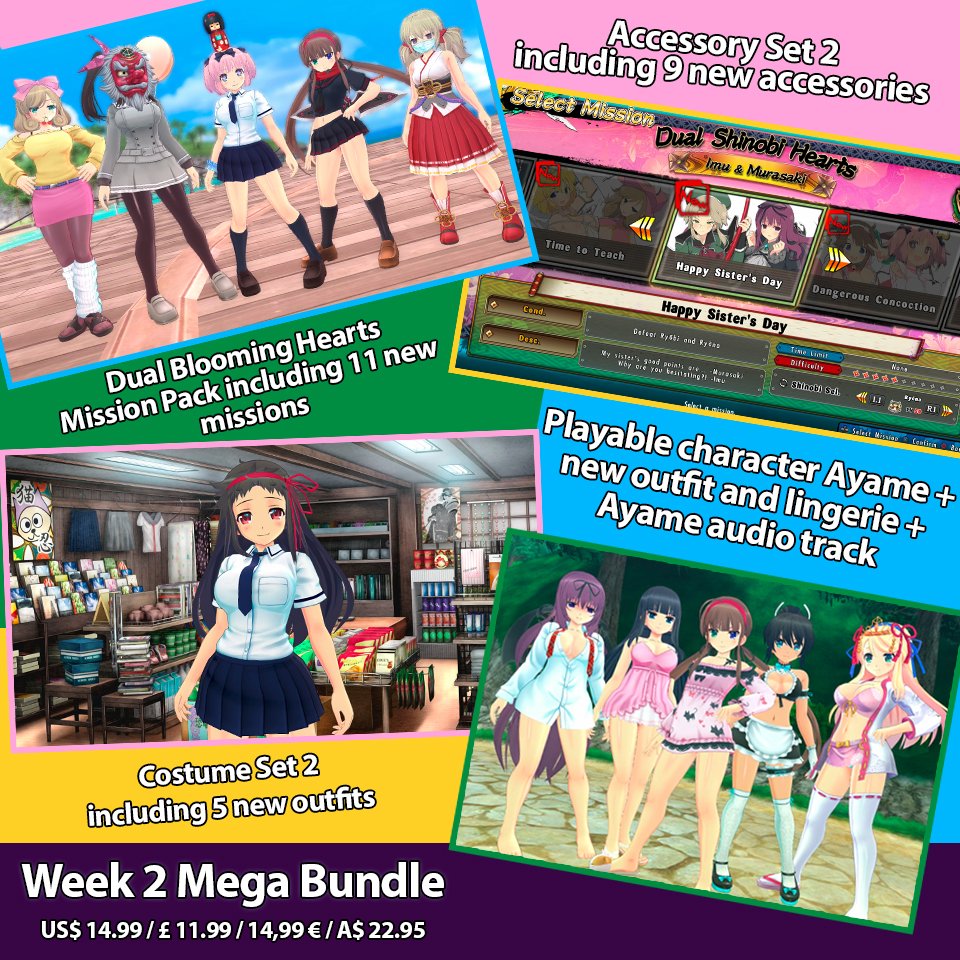 SENRAN KAGURA Peach Beach Splash - Mega Outfit Pack 2 on Steam