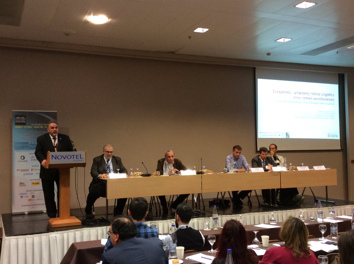SCDCConference's tweet image. Ο κος @nrodopoulos της @OnLineDataGR, μιλά για Τεχνολογία, Logistics και Τοπική Αυτοδιοίκηση. #SmartCitiesGR