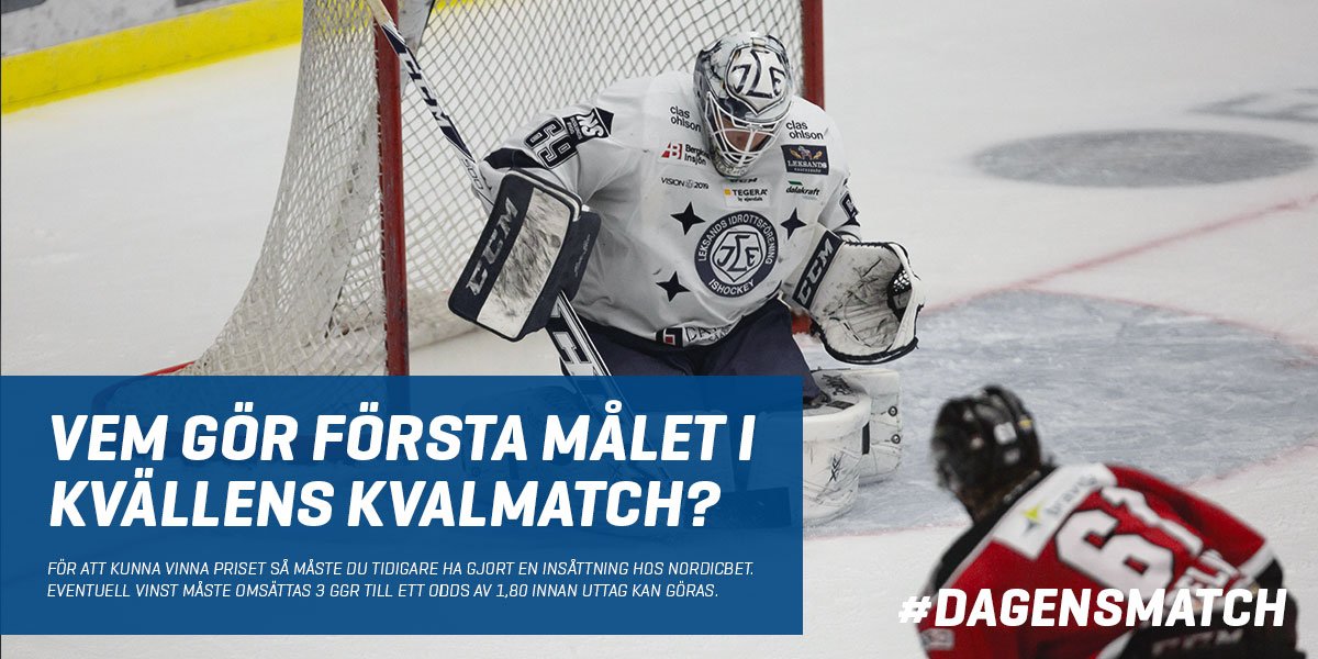VINN 100 kr: Vem gör första målet mellan Leksand och MODO? Retweeta och lämna din gissning under #DagensMatch