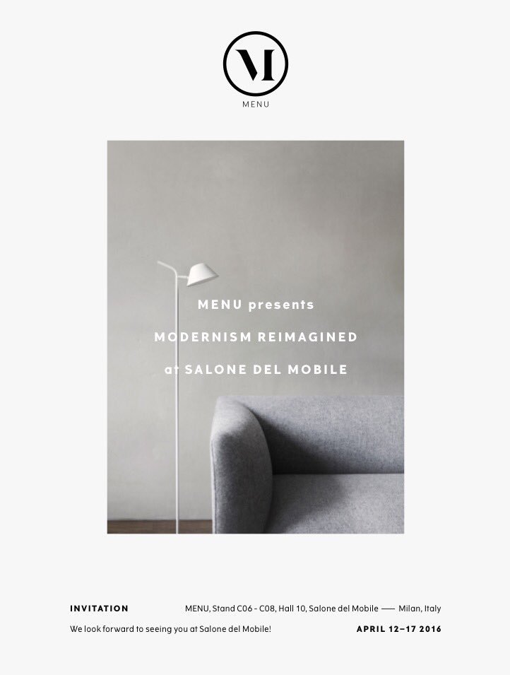 Will we see you in Milan at Salone Del Mobile ?