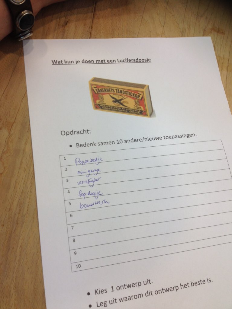 Wat kun je doen met een lucifersdoosje? #netevenanders #lof2016#locatie8