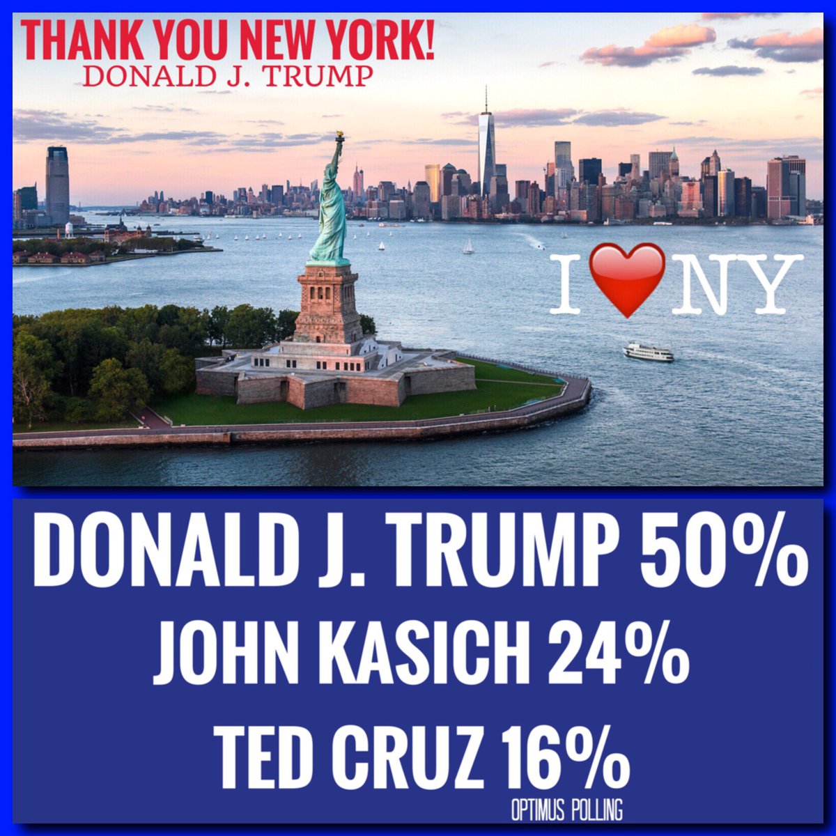 THANK YOU, NEW YORK!
#MakeAmericaGreatAgain #Trump2016
facebook.com/DonaldTrump/po…