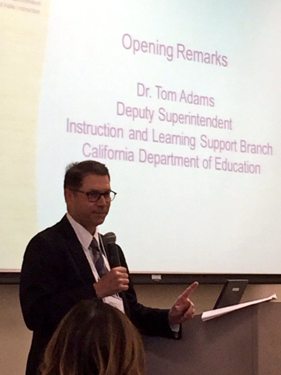 CACountyArts's tweet photo. Dr. Tom Adams from @CADeptEd greets #CGEN16 at @YoloCOE #globaled https://t.co/XuQh4kWWlg
