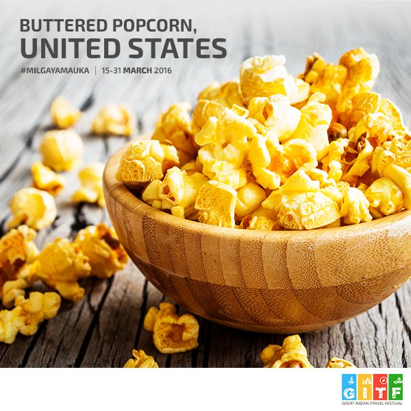 GITF_India's tweet photo. Discover the world through food! Grab the best #travel deals on https://t.co/tHDMQgZHio 
#MilGayaMauka #GITF2016 https://t.co/0axo2x0157