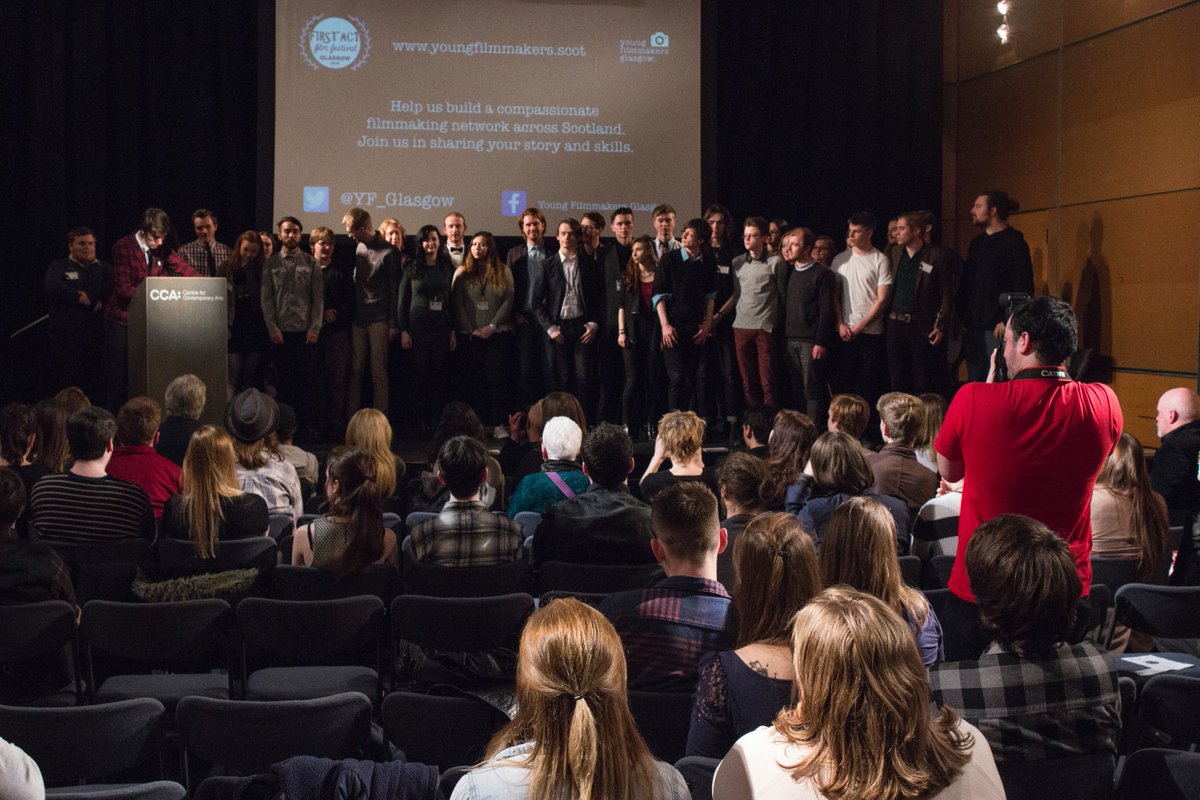 YF_glasgow's tweet photo. We can feel change coming after last nights #FirstActFilmFestival. Tell us what you thought of last night #FaffAbout https://t.co/DS38u4EpBC