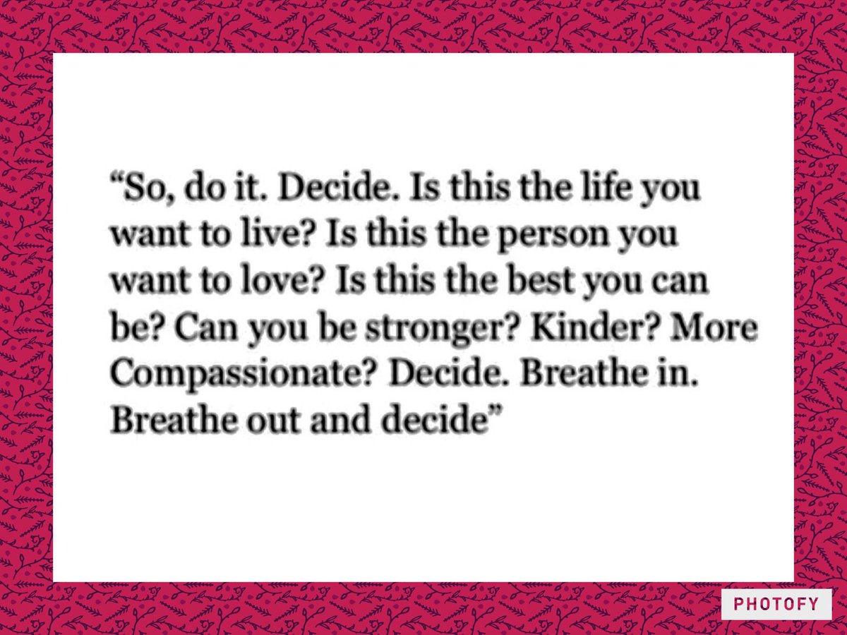 dhillfitness's tweet photo. "Breath in. Breath out. Decide."
#justdoit #wednesdaymorningthoughts #justlive #betrulyhappy #dontsettle https://t.co/RrM8Dg4XlR