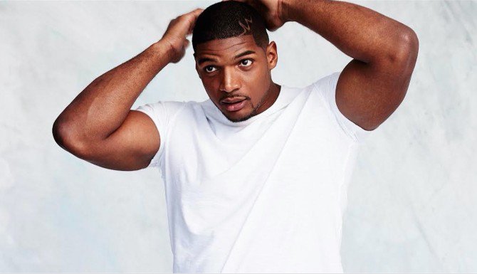 Queerty's tweet image. Michael Sam Sees More Racism In Gay Community Than bit.ly/1RygPdL #attitude #homophobia #michaelsam