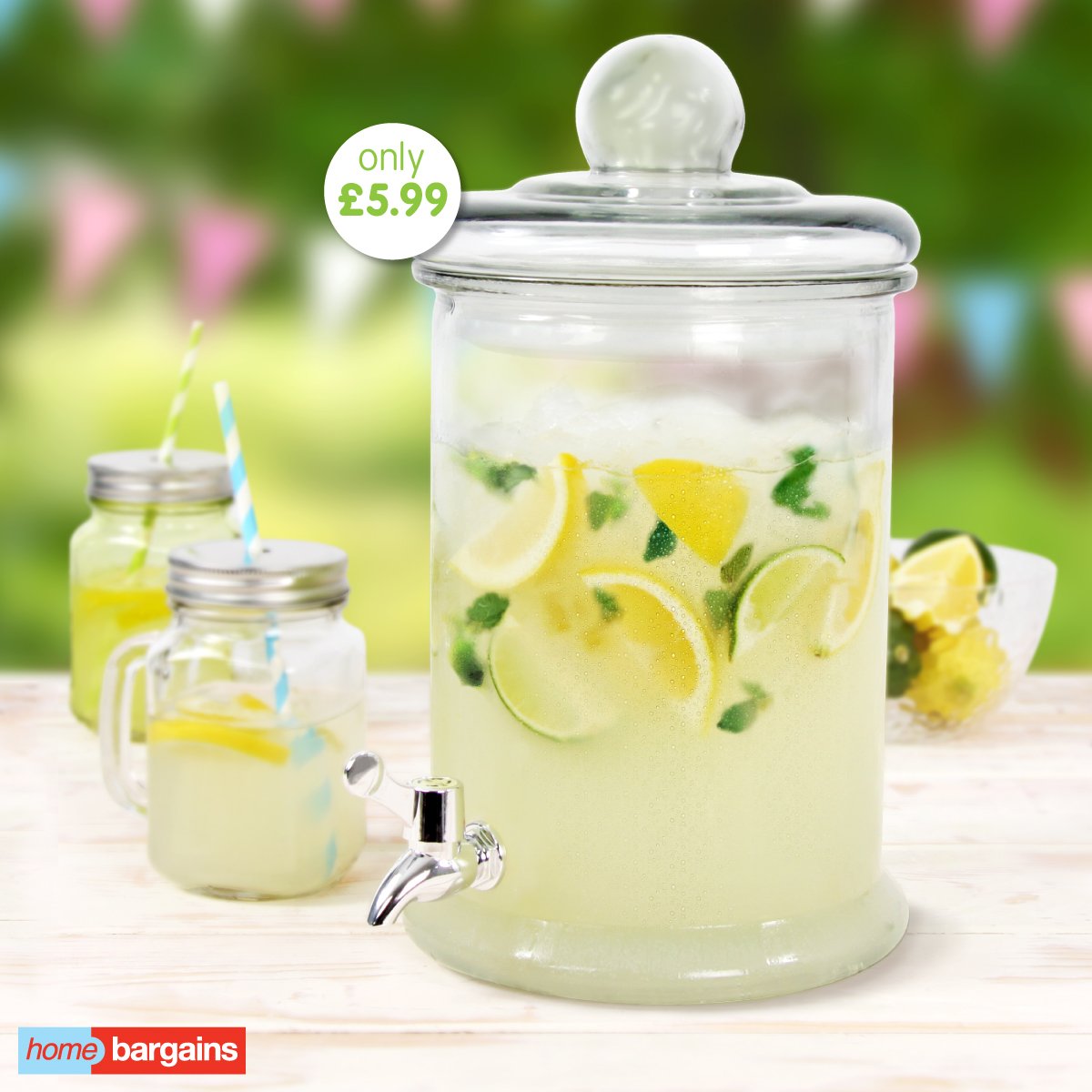 drink dispenser home bargains