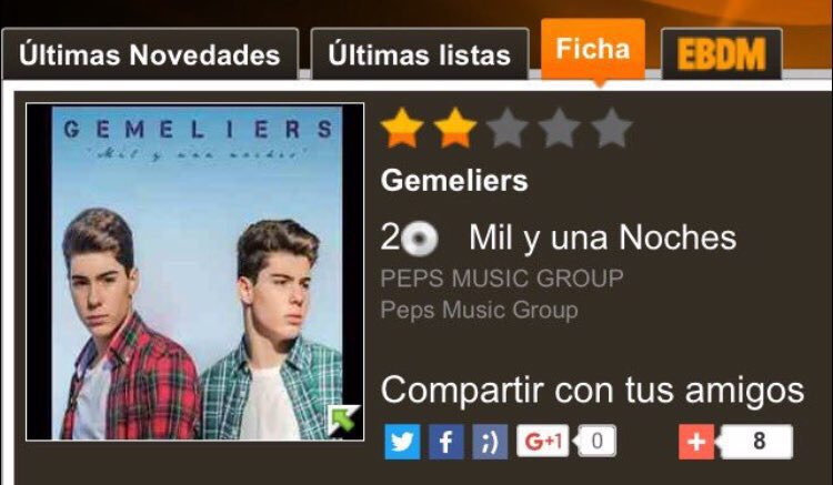 _jesus_OM's tweet photo. Sois l@s mejores #GEMELIERS mil gracias por todo vuestro apoyo y por este ¡¡¡ DOBLE PLATINO !!! 💿💿@portaldemusica https://t.co/EGlifKWxzV