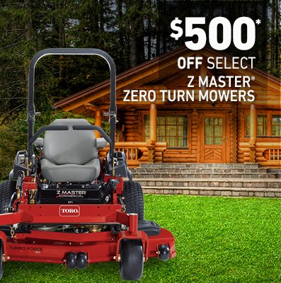 TheToroCompany's tweet image. Acres to cut? Thru May 31, $500 off MSRP promo price. See all promos here: toro.biz/6011B9AUH