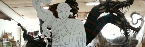 El <a href="/drac_dor/">Drac D´or</a> tindrà un nou gegantó, l'Hèrcules, gràcies al micromecenatge bit.ly/1Ry8OFv