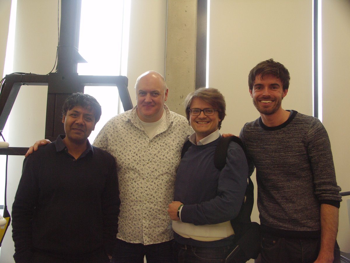 EDINrobotics's tweet image. @daraobriain in Edinburgh visiting #Robotarium @EDINrobotics @sethuvij @johannadmoore @InfAtEd @EdinburghUni