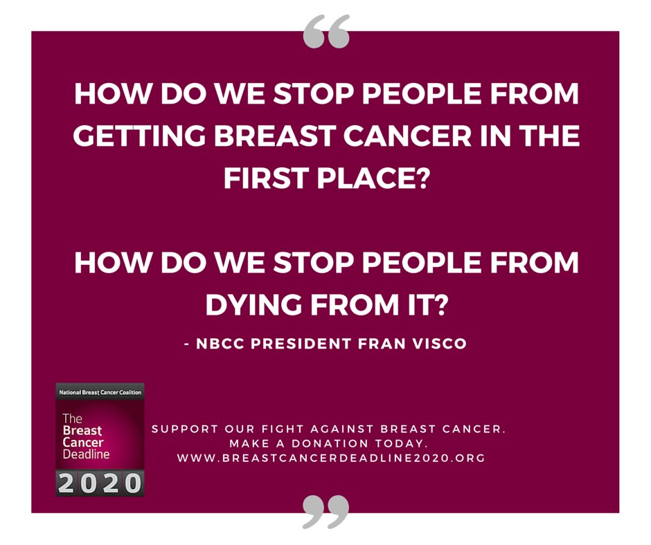 NBCCStopBC's tweet image. We are working every day to know how to end breast cancer by 2020. 
Support us &amp;amp; donate: goo.gl/YzVzny