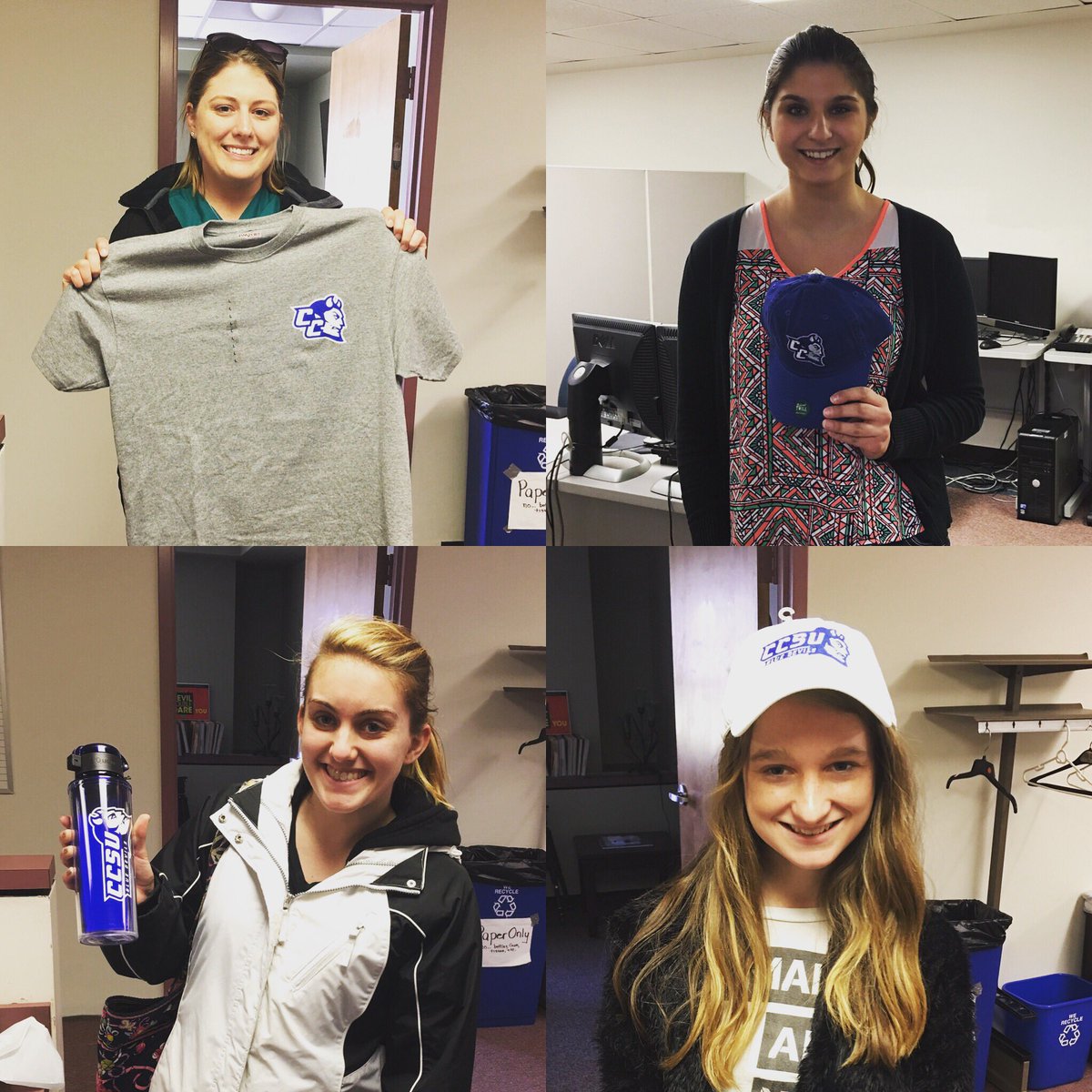 CCSU's tweet image. Looking good with your new CCSU gear ladies 😈 #contestwinners #ccsuspringbreakers