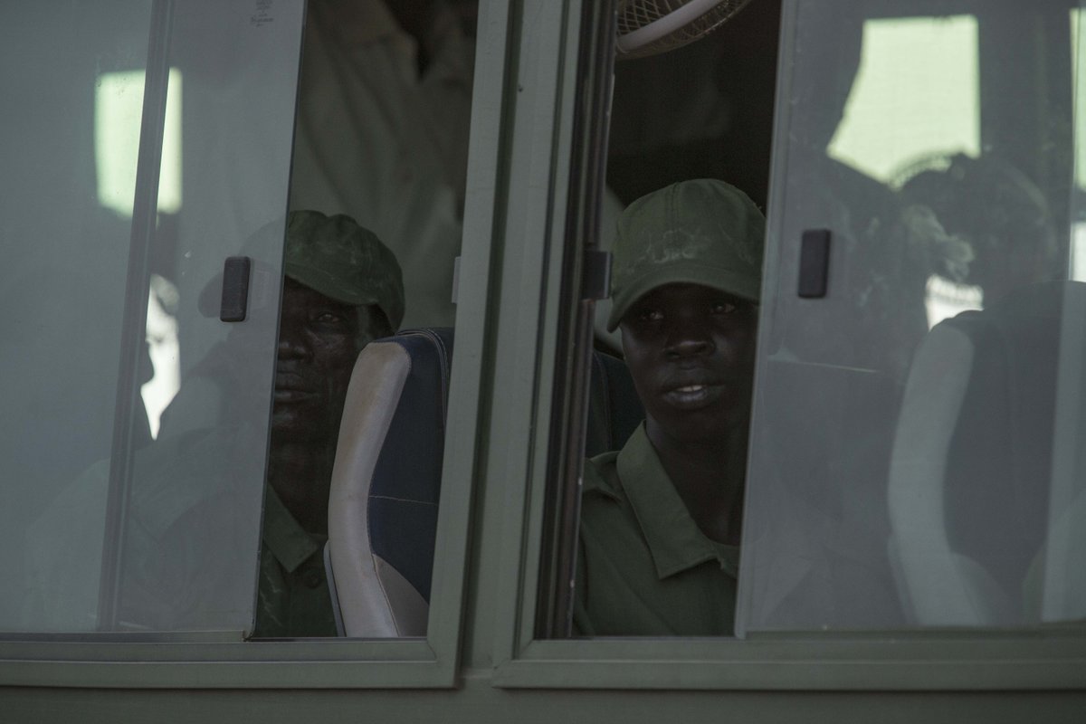 UNPeacekeeping's tweet image. UNMISS helps facilitate the return of opposition forces in Juba, #SouthSudan #Working4Peace