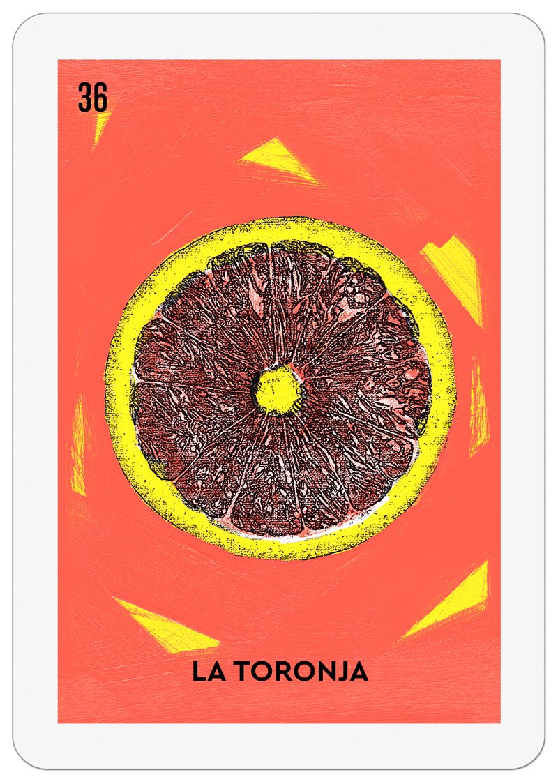 Like a lime, but squirts every time. <a href="/VigilanteArtist/">Alejandro Vigilante</a> #loteria #mexico
