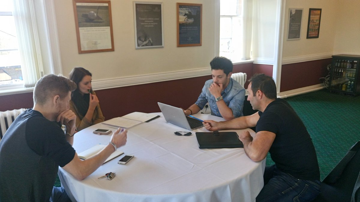 PunchDrunkBlyth's tweet photo. Laying plans...#May9th #TheTour @antrutherford23 @leslangley @HannahLeeGray @ballboyscharity https://t.co/gPudVpFeJN