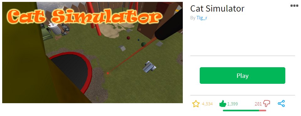 Lilly On Twitter Roblox Game Idea Cat Simulator Make It Happen - 0 replies 1 retweet 6 likes