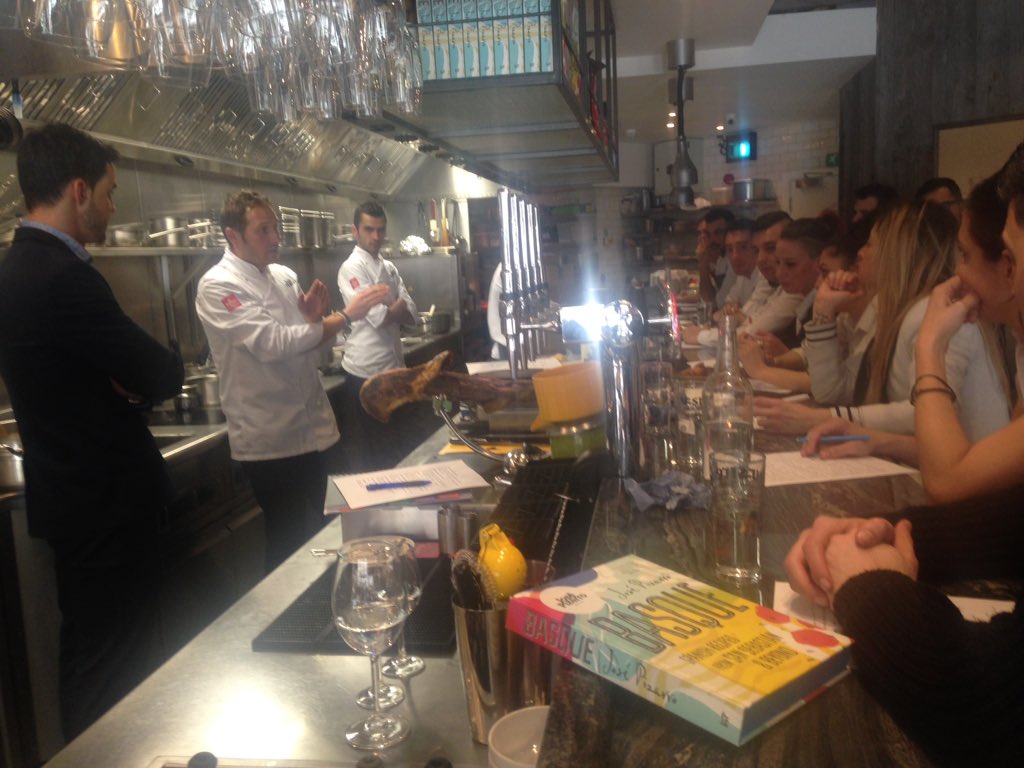 VictorCalvente's tweet photo. New menu tasting @JP_Broadgate, live from tomorrow #basque https://t.co/ICqLdomfgd