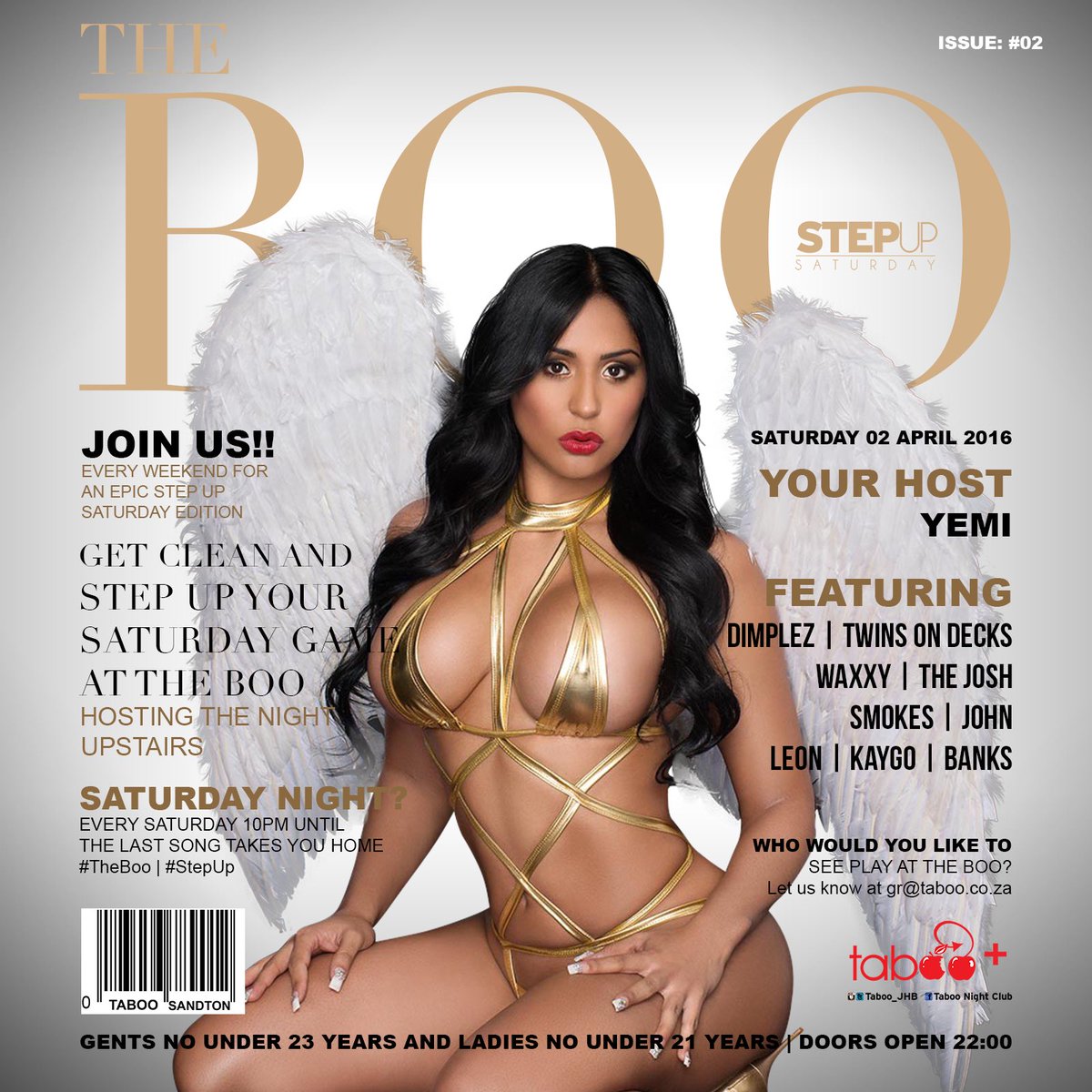 Take a look at what's happening this Saturday at Taboo
#TheBoo