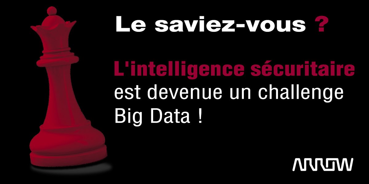 ArrowECS_Fr's tweet photo. #LeSaviezvous #BigData #security https://t.co/cLO8MIL77E