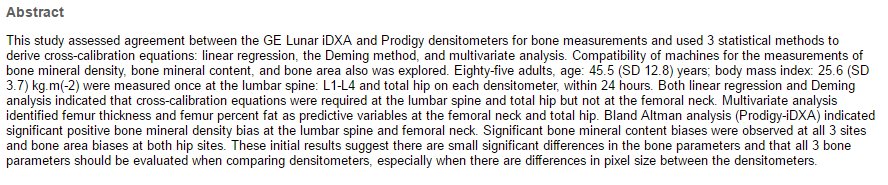 BeckettResearch's tweet image. A cross-calibration study of the GE-Lunar iDXA and prodigy for the assessment.. eprints.leedsbeckett.ac.uk/2487/ @DrKarenHind