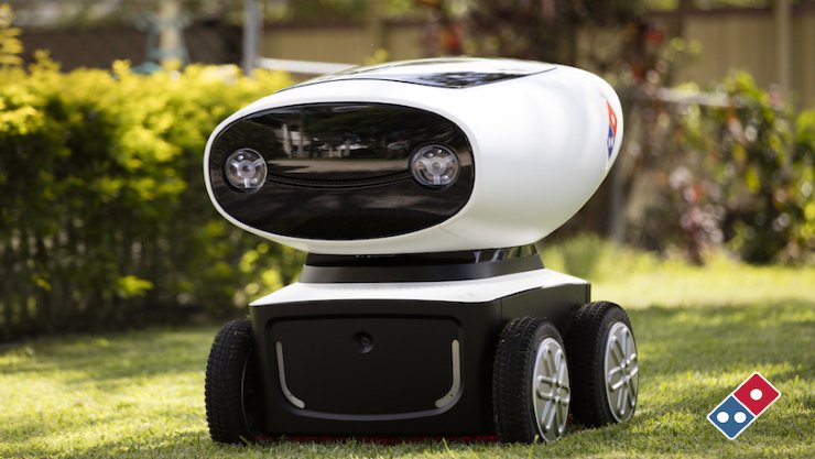 CarModrd's tweet image. Y yo te bautizo. Pizzabot! by #dominospizza. #pizzabot #drone