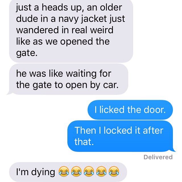 Typical convo between me and the roomie. #autocorrect #hilarious #spellingfail #humor #LA #losangeles #roomies