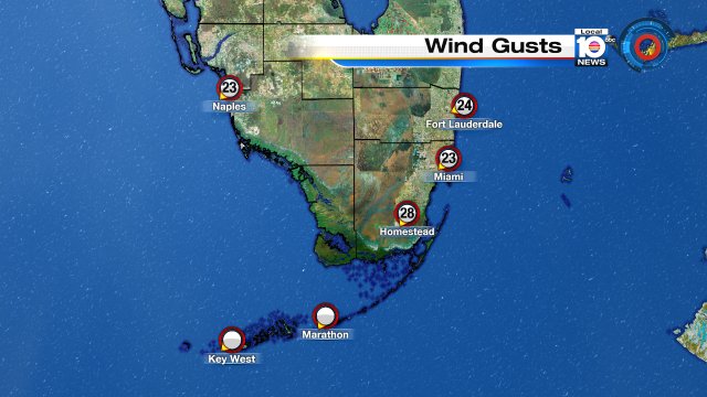 The storms are still lingering, you will notice the breeze has picked up! Watch Meteorologist Julie Durda at Noon. https://t.co/TbghHTMwzG