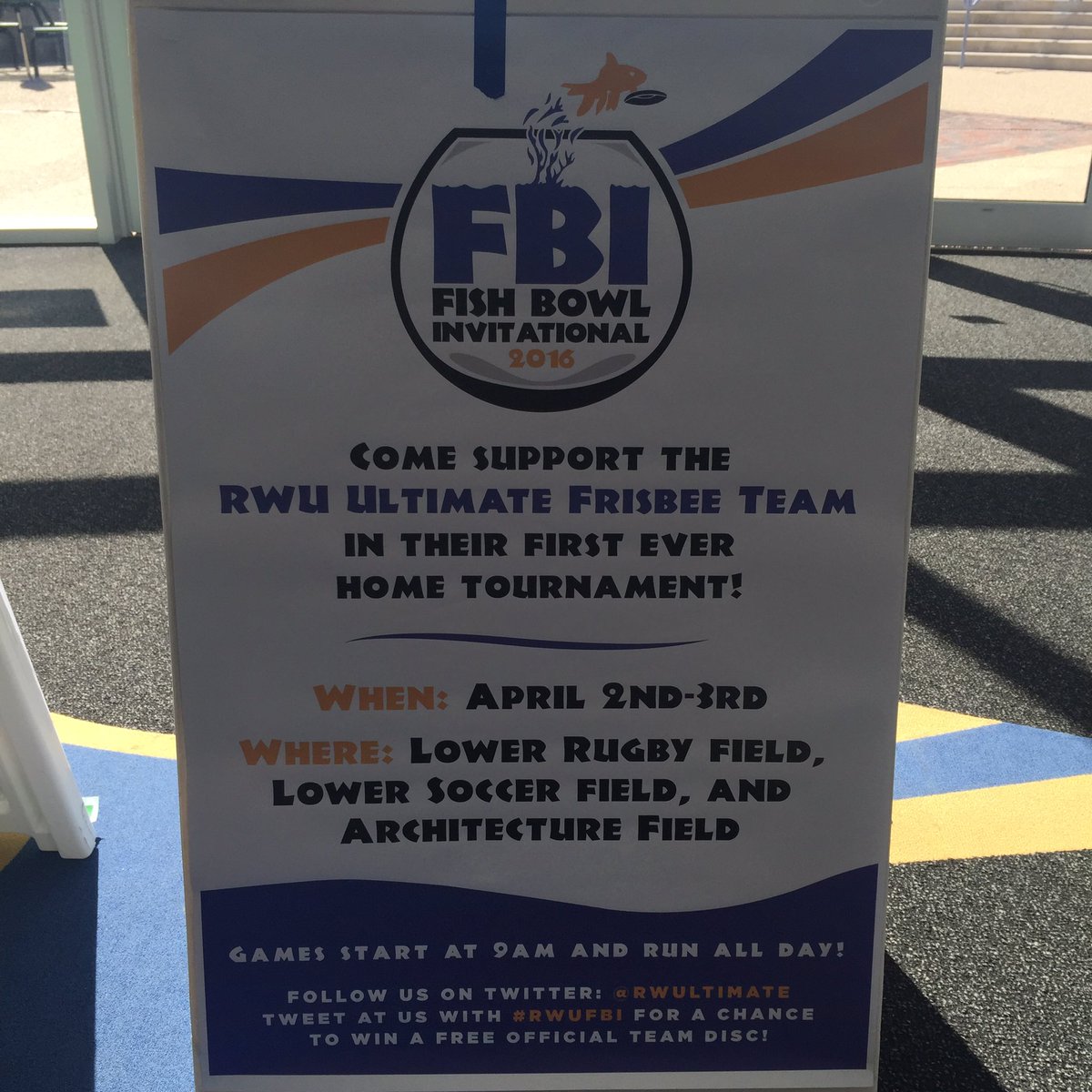 RWUltimate's tweet image. A-Frame is out! Be sure to stop by this weekend!! #RWUFBI
