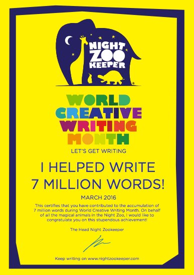 nightzookeeper's tweet photo. If you took part in #wcwm16 can you please take a moment to fill in our short survey: https://t.co/4WIGABSycE https://t.co/1x9GzVMaz7
