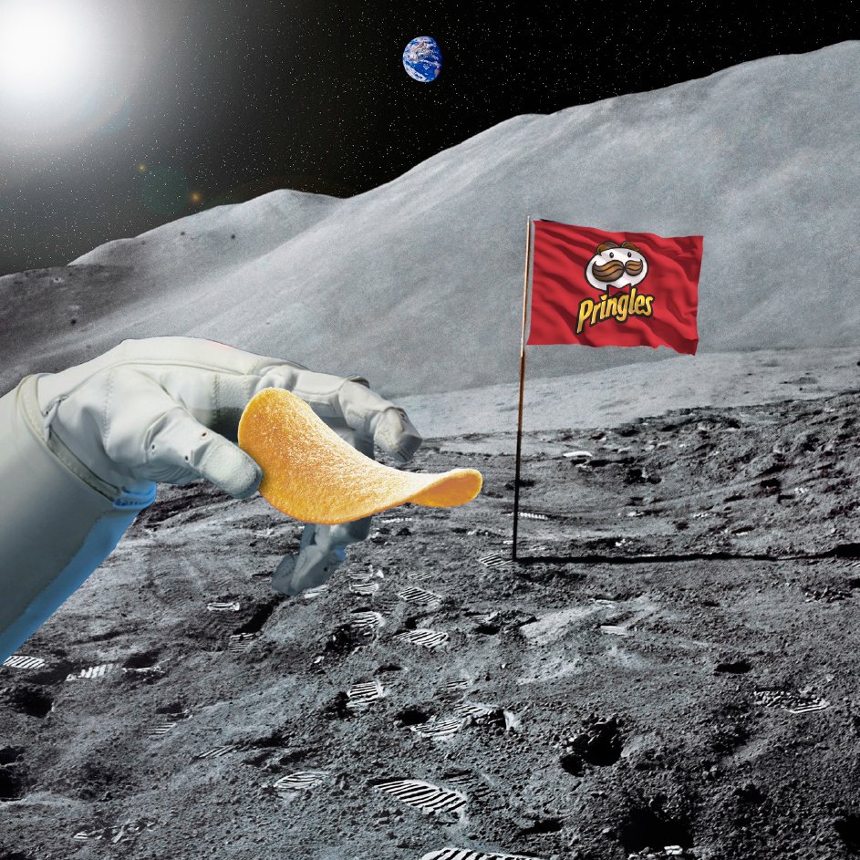 Pringles on Twitter: "@CrossBonesX9 The #LastPringle already planted a flag  on the moon! Only a matter of time before it builds a colony.  https://t.co/T0fzaQjBoP"