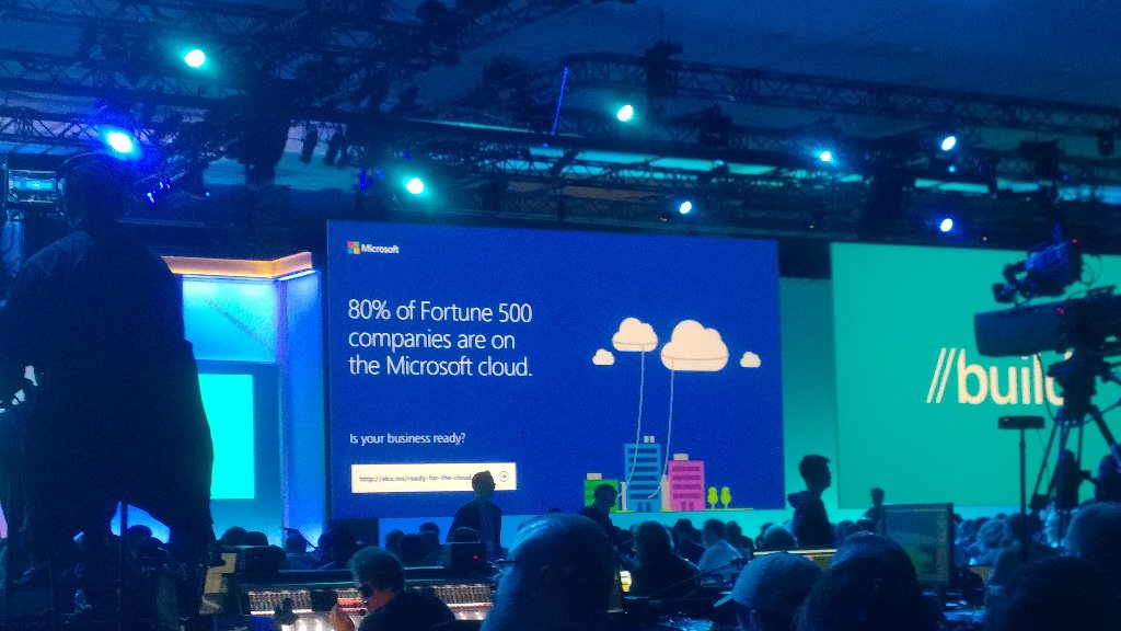 resultfactory's tweet photo. Wij zijn aanwezig op #build2016! Wachten op de keynote. https://t.co/4EDgz8wZwn