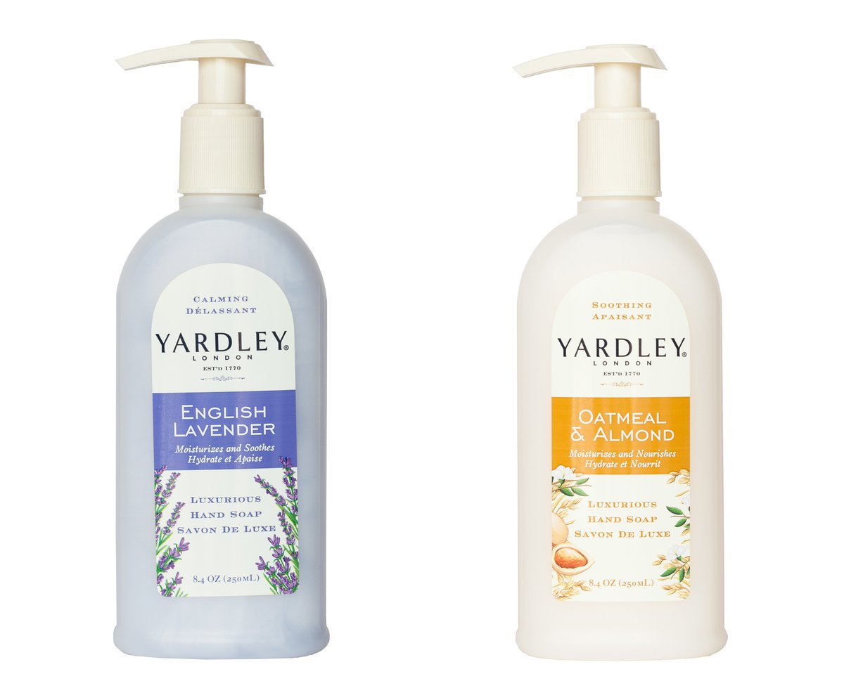 YardleyUS's tweet photo. Yardley hand soaps are made with essential oils that cleanse, soothe &amp; moisturize while you wash! https://t.co/dLlOqOuVjR