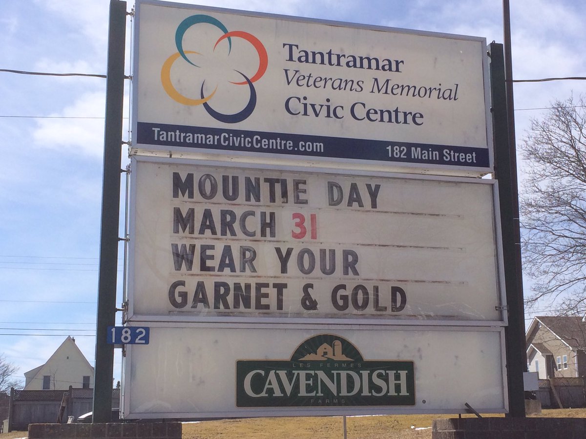 That's right! Show your #Mountieday support tomorrow! <a href="/MTA_Athletics/">Mounties Athletics</a> <a href="/MountAllison/">Mount Allison</a>