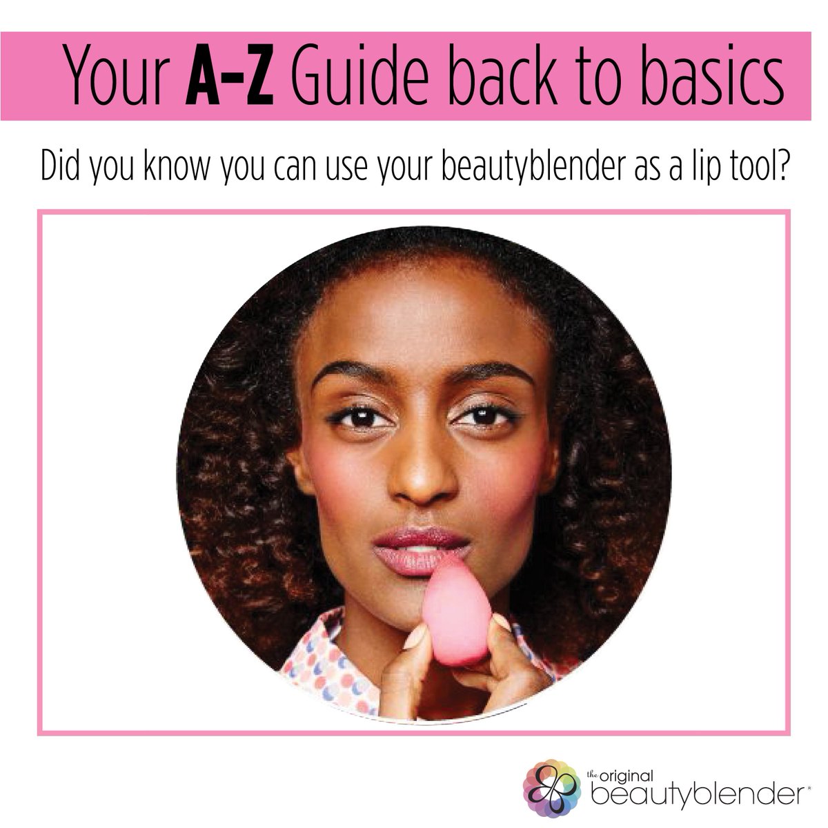 SaBeautyblender's tweet image. Did you know you can use your #beautyblender as a lip tool? #blenderBasics #beautyblenderLips