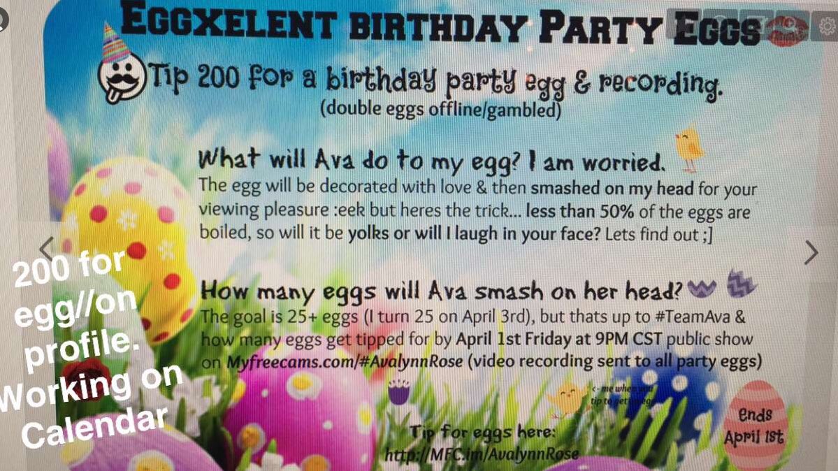Avalynn_Rose's tweet photo. 2 days til April 👊🏻 #TeamAva goals~ #Top77 goal. #Top20 dreams
& 2 more days to get eggs
👊🏻❤️50 eggs left❤️👊🏻 https://t.co/z9EMnM3zco
