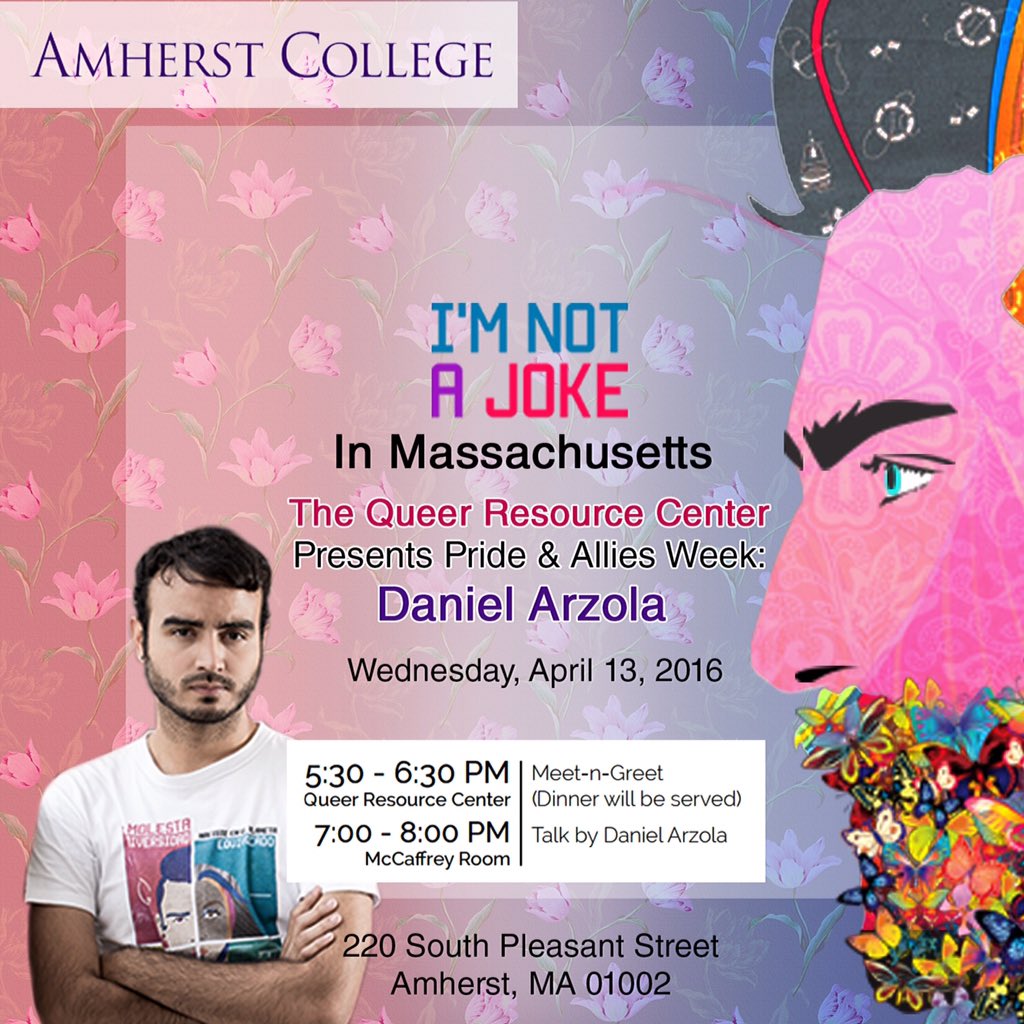 nosoytuchiste's tweet photo. Thanks to The #QueerResourceCenter of @AmherstCollege #ImNotaJoke in #Massachusetts April 13, 2016. #ImNotaJoke https://t.co/v3pizuievK